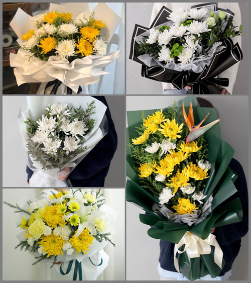 河南南阳邓州市高集乡任岗村白事花束代送